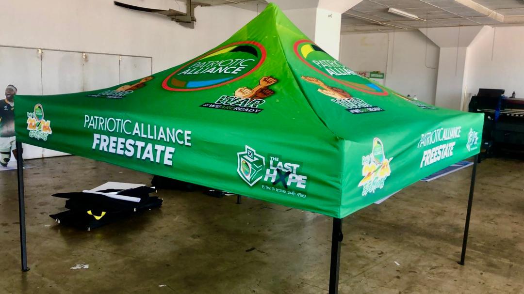 Light Steel Branded Gazebo